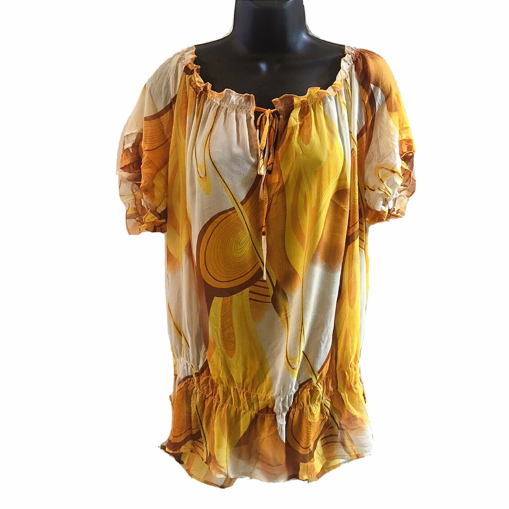 3 for $15 Shes cool yellow blouse 2X